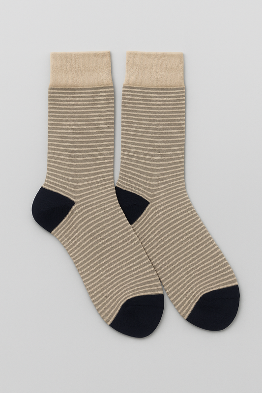 Taupe Stripe Elegance