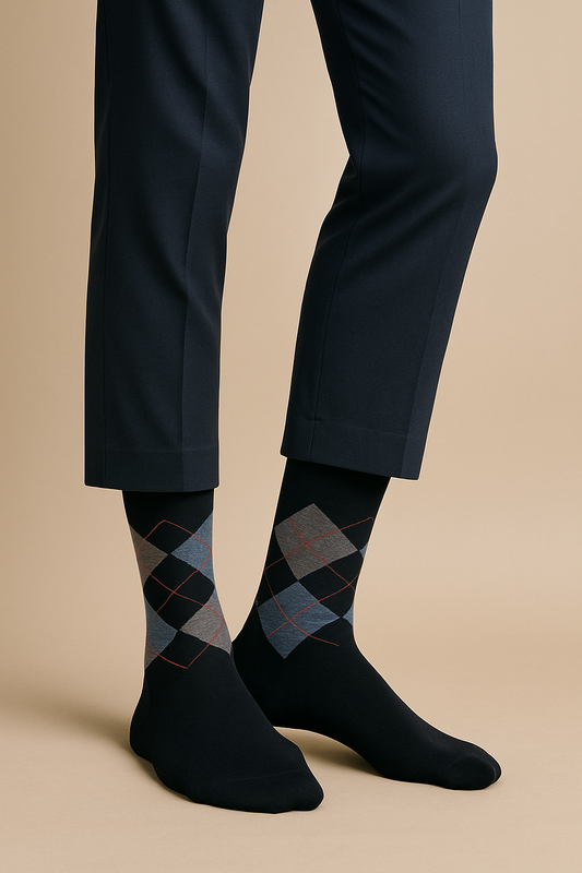 Classic Navy Argyle