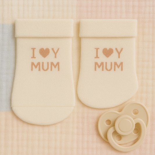Infant Socks “I ❤️ My Mum”