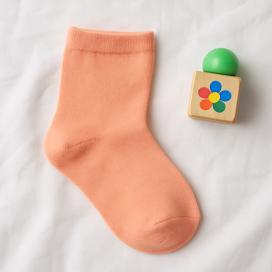 Peach Comfort Kids Socks