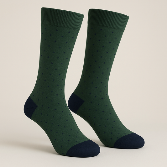 Forest green Dot Duo