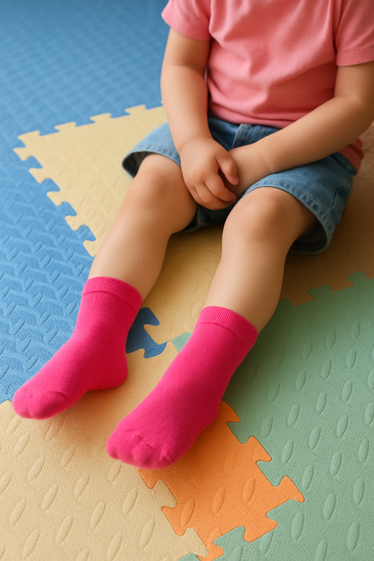 Kids Bright Pink Sock