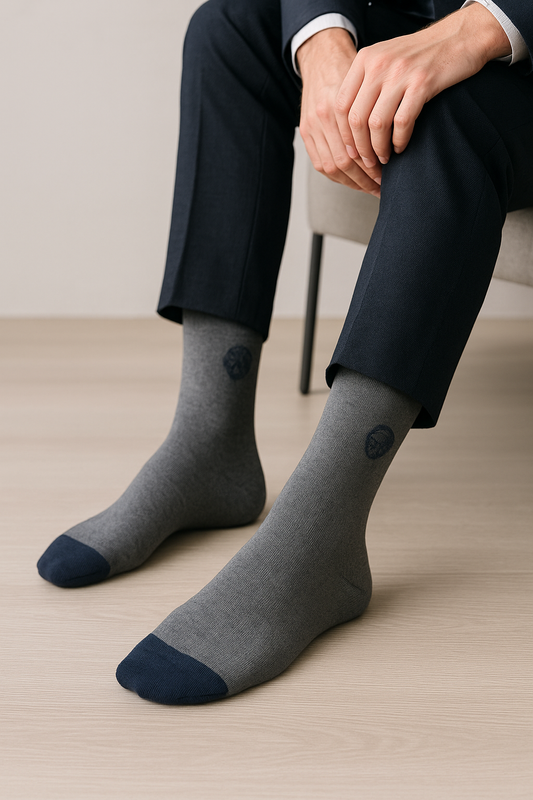 Charcoal Crest Elegance