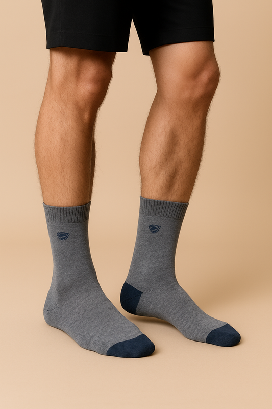 Charcoal Crest Elegance