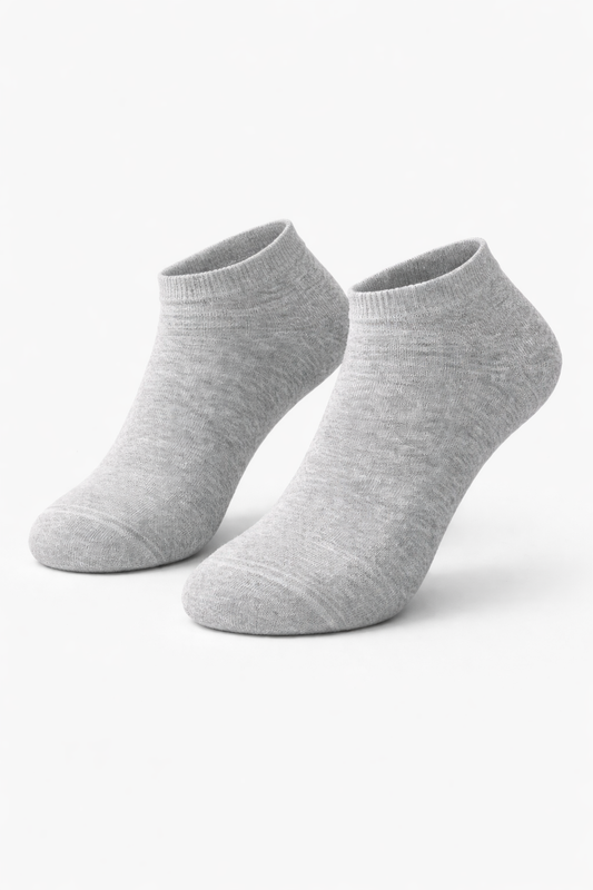 Classic Grey Ankle Socks