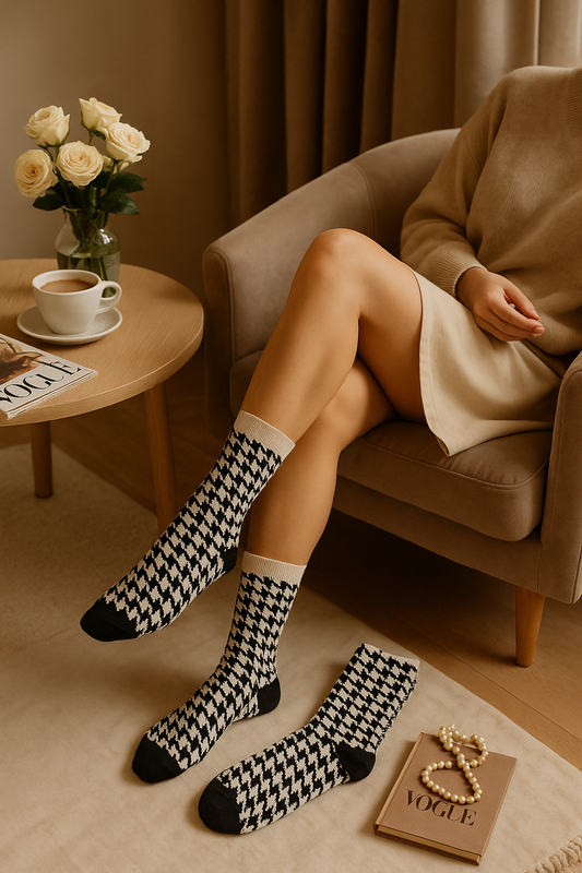Soaxio Classic Houndstooth Socks