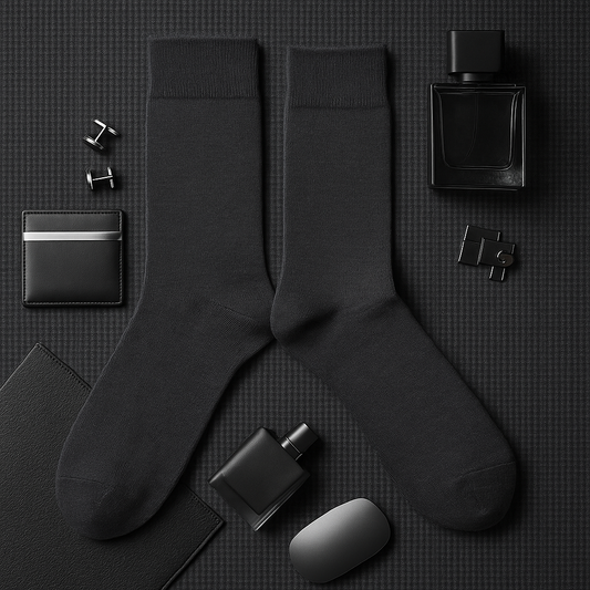 Graphite Heather Crew Socks — Ultra-Soft Everyday Essential
