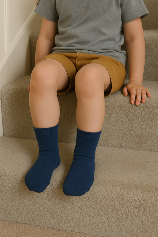 Kids Navy Blue Socks