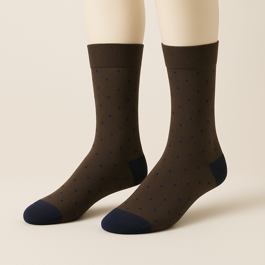 Mocha Dot Sophistiqué Socks