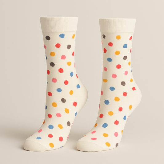 Playful Confetti Dot Socks