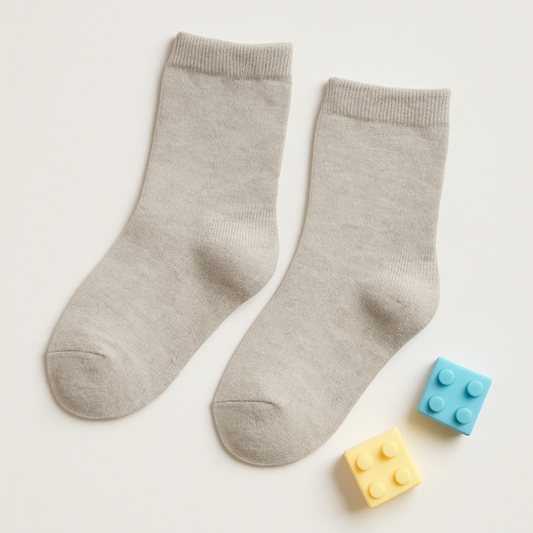 Kids Light Grey Socks