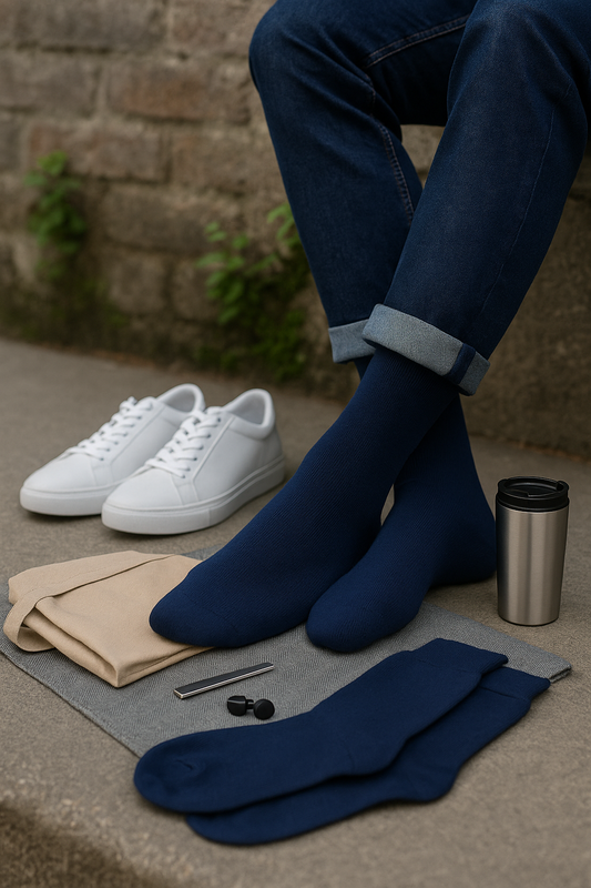 Midnight Navy Classic Socks