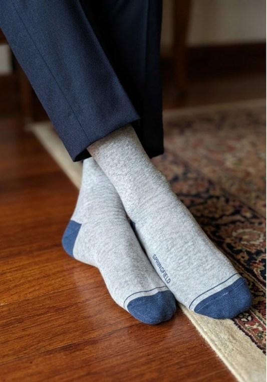 Steel Grey Elegance Socks