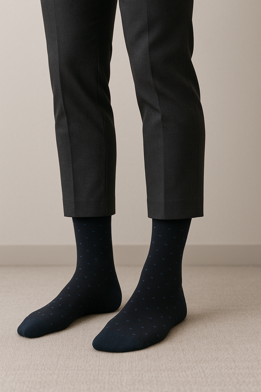 Midnight Dot Luxe Socks