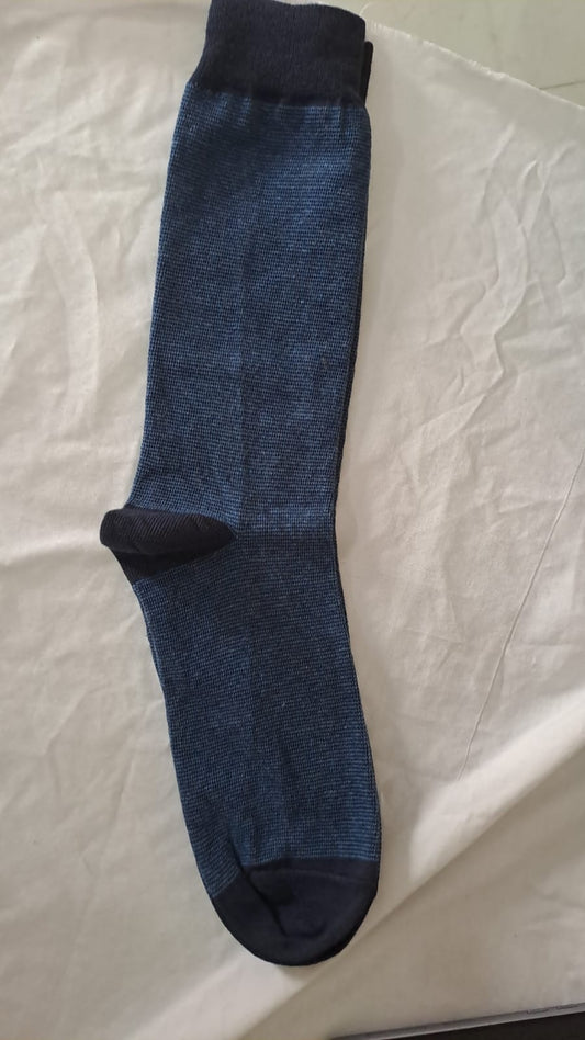 Navy Blue Contrast Socks