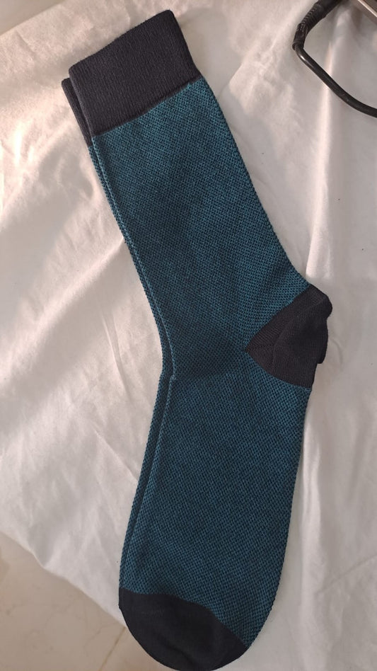 Teal Noir Classic Socks