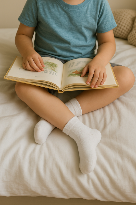 Kids White Everyday Socks