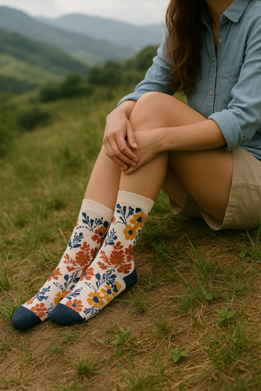 Blossom Charm Floral Socks