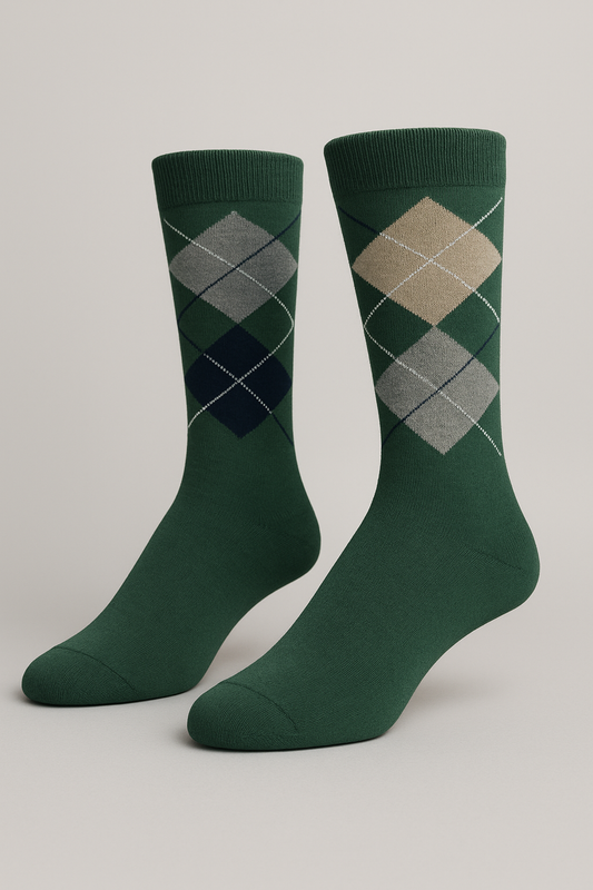 Emerald Argyle Classic Socks