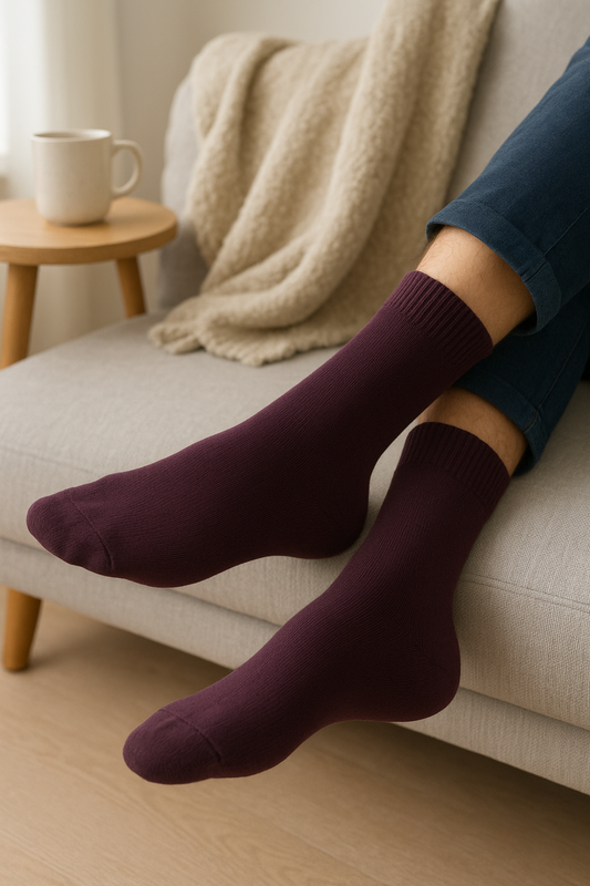 Plum Elegance Classic Socks