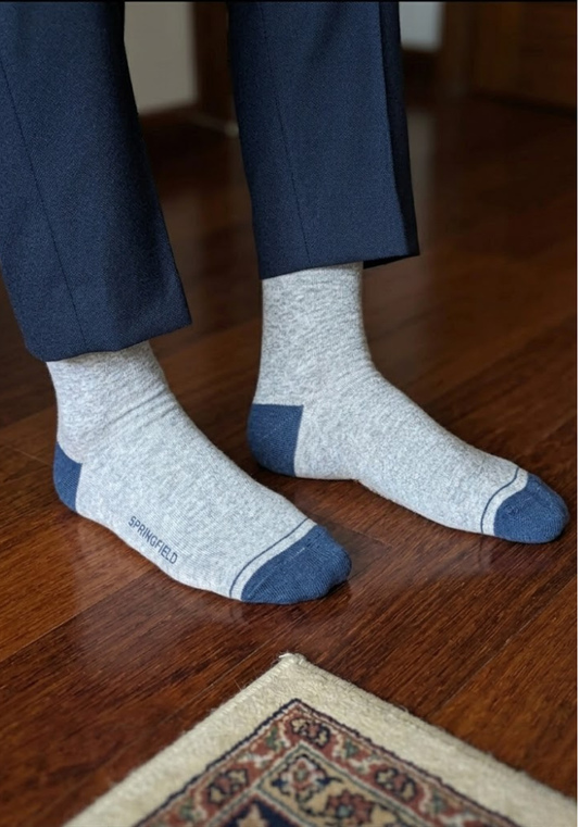 Steel Grey Elegance Socks