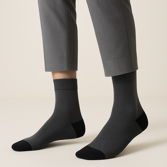 Charcoal Classic Elegance Socks