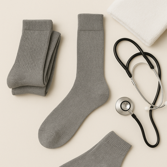 Gray Diabetic Comfort Socks