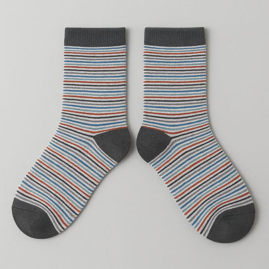 Kids Multicolor Striped Socks