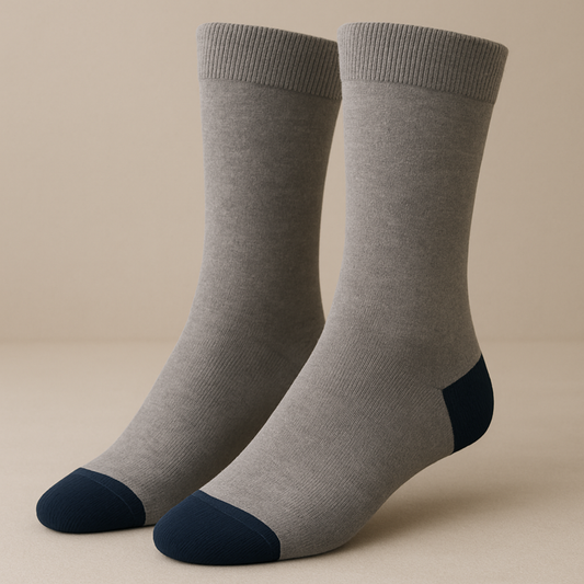 Steel Grey Elegance Socks