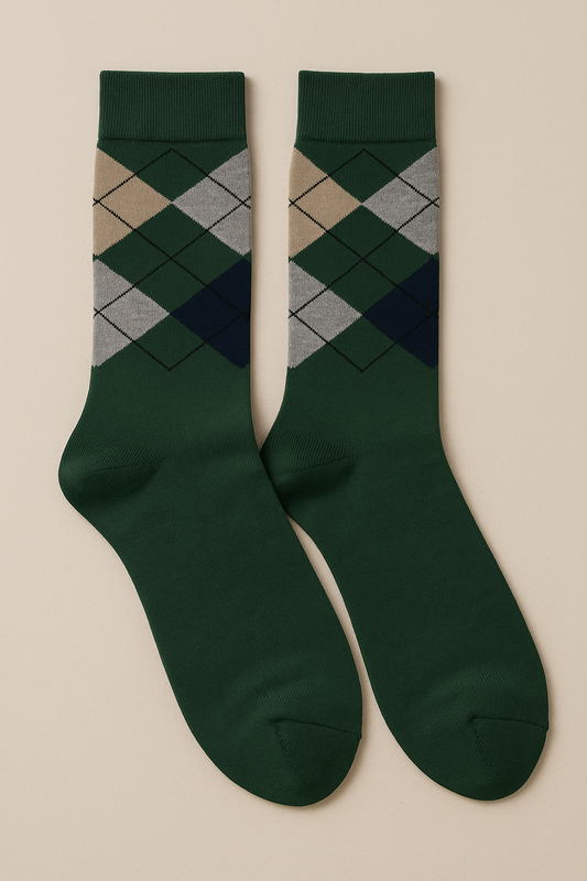 Emerald Argyle Classic Socks