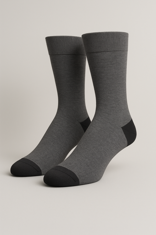 Charcoal Classic Elegance Socks