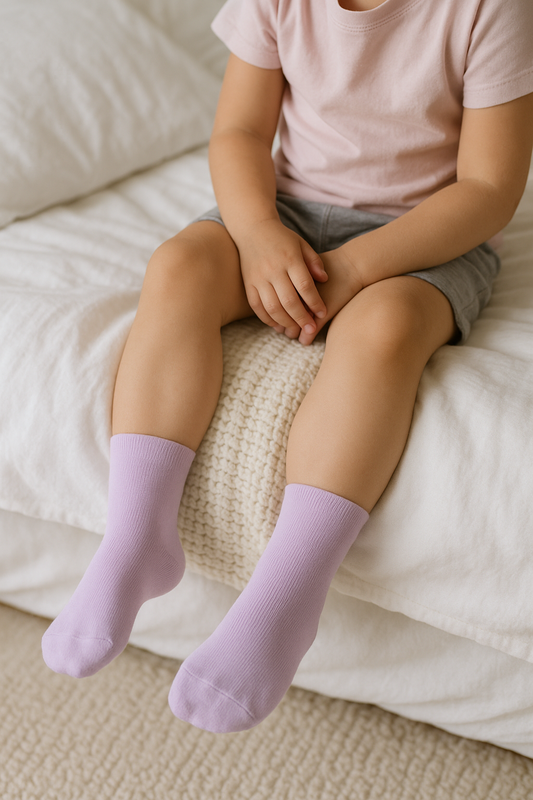 Kids Light Purple Everyday Socks