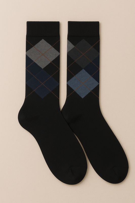 Classic Navy Argyle