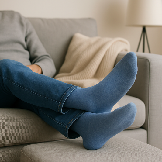 Skyline Blue Everyday Socks