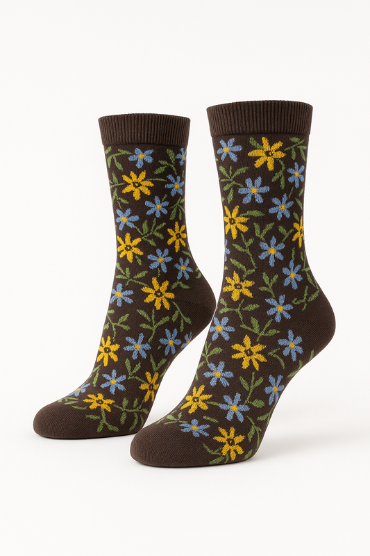 Wild Meadow Floral Socks