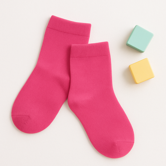 Kids Bright Pink Sock
