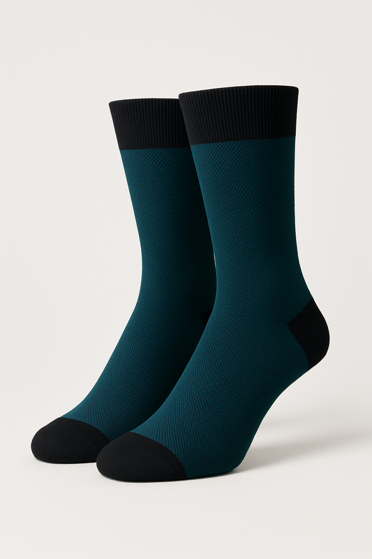 Teal Noir Classic Socks