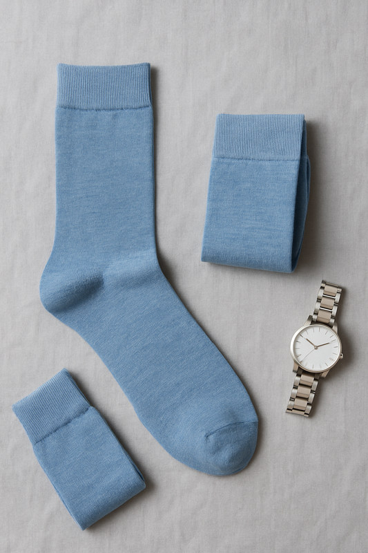 Skyline Blue Everyday Socks