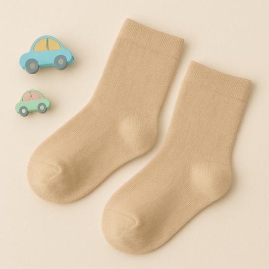 Plain Beige Socks