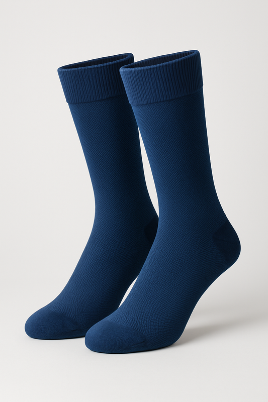 Indigo Weave Classic Socks