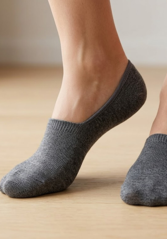 Charcoal Marl Liner Socks