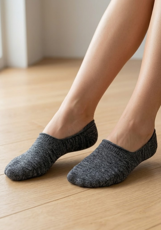 Charcoal Marl Liner Socks