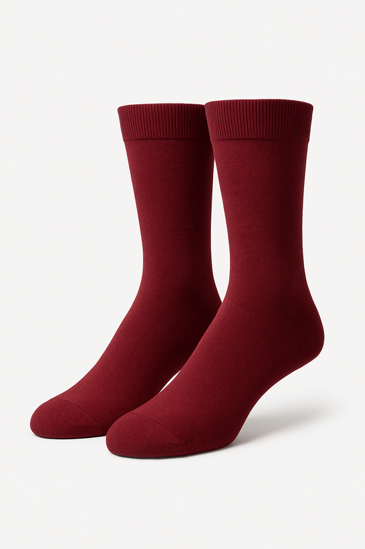 Classic Maroon Everyday Socks