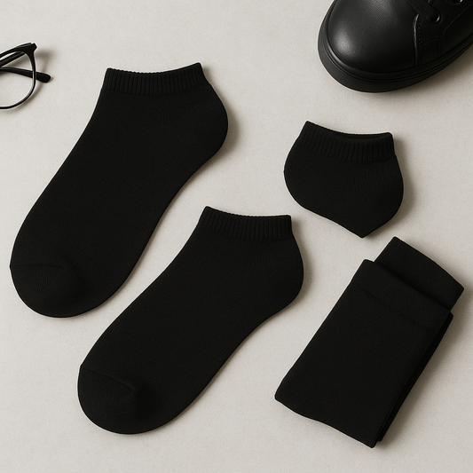 Classic Black Ankle Socks
