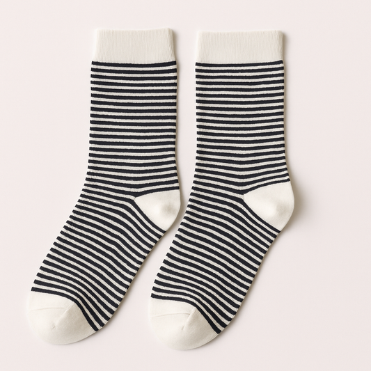 Classic Stripe Contrast Socks
