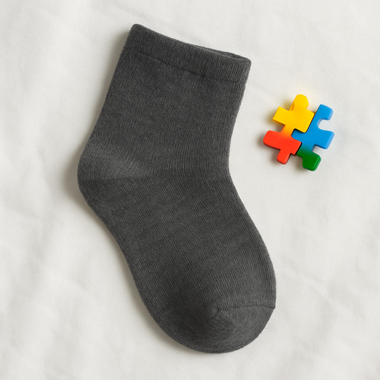 Classic Grey Kids Socks