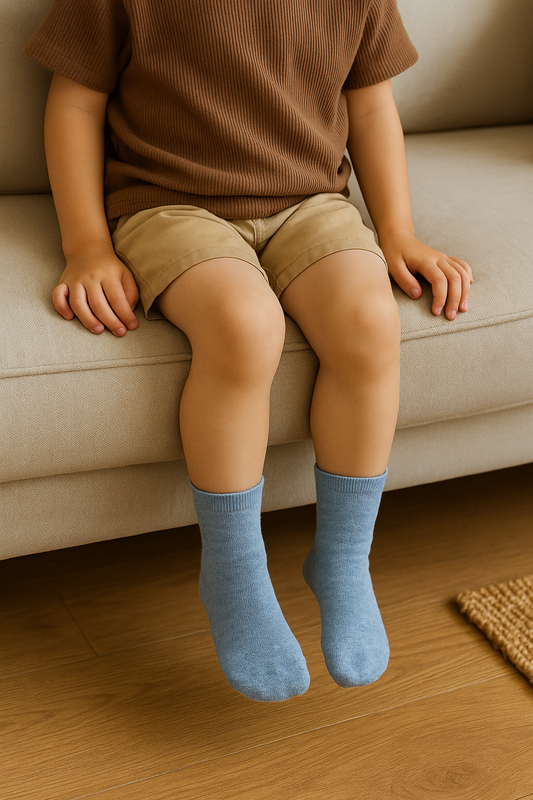 Plain Light Blue Socks – Everyday Comfort Wear