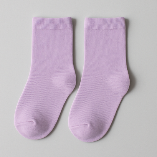 Kids Light Purple Everyday Socks
