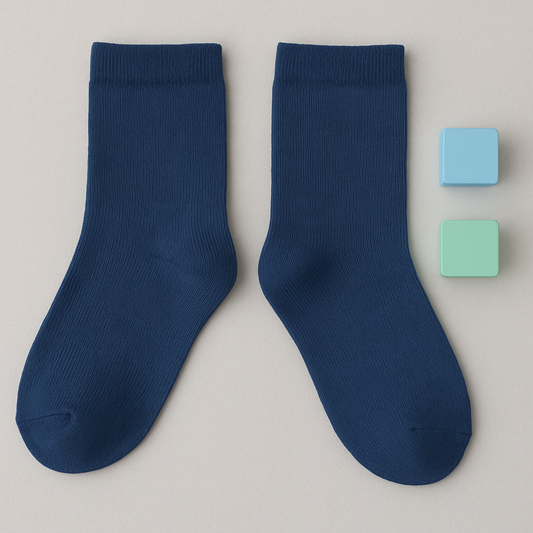 Kids Navy Blue Socks