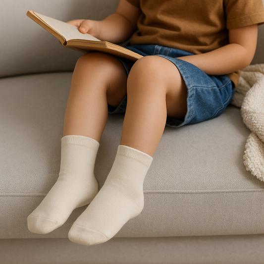 Kids Cream Everyday Socks